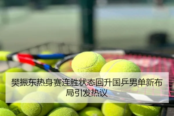 樊振东热身赛连胜状态回升国乒男单新布局引发热议